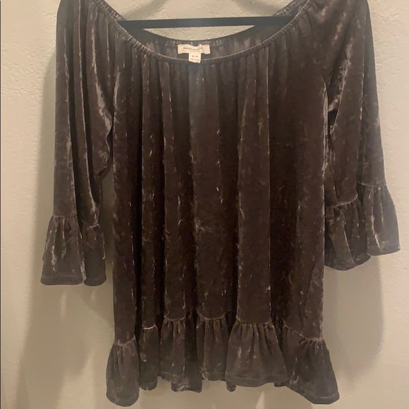 Velvet blouse - Picture 1 of 3